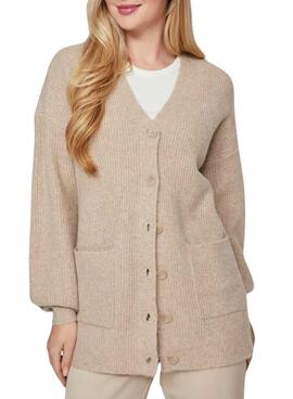 Veste Vila Vikimmis beige pour femme 