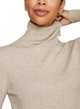 Pull Vila Vicomfy beige pour femme