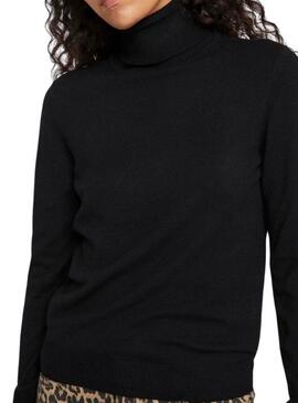 Pull Vila Vicomfy noir pour femme