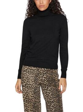 Pull Vila Vicomfy noir pour femme