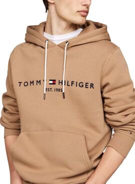 Hoodie Tommy Hilfiger Hoody beige pour homme