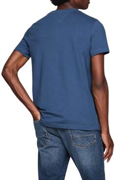 T-shirt Tommy Hilfiger basique bleu pour homme