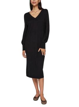 Robe Vila Vicomfy noire pour femme