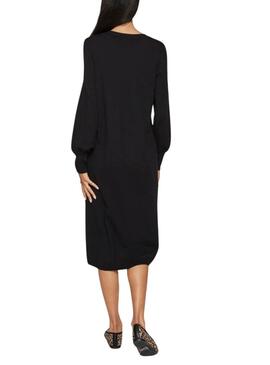 Robe Vila Vicomfy noire pour femme