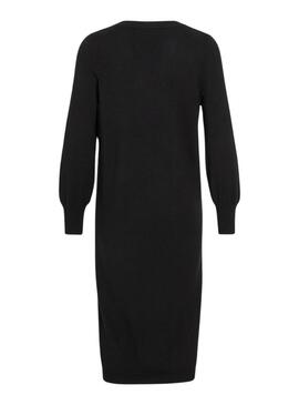 Robe Vila Vicomfy noire pour femme