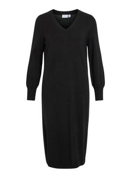 Robe Vila Vicomfy noire pour femme