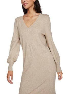 Robe Vila Vicomfy beige pour femme