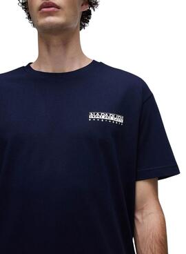 T-shirt Napapijri Linth bleu marine pour homme