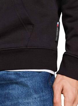 Sweatshirt Tommy Jeans Spray noir pour homme