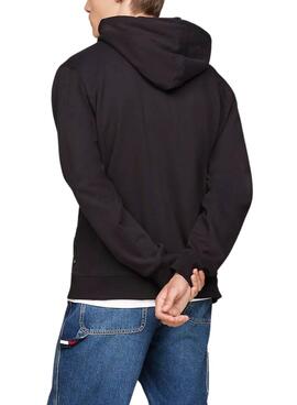 Sweatshirt Tommy Jeans Spray noir pour homme