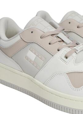 Chaussures Tommy Jeans Retro Basket pastel pour femme