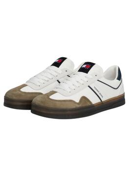 Chaussures Tommy Jeans Greenwich blanches pour hommes