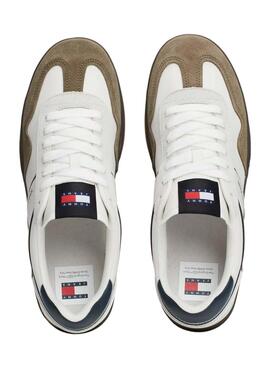 Chaussures Tommy Jeans Greenwich blanches pour hommes