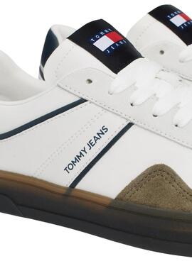 Chaussures Tommy Jeans Greenwich blanches pour hommes