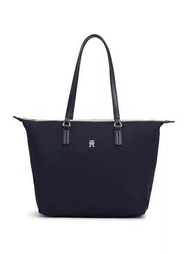 Sac Tommy Hilfiger Poppy bleu marine pour femme