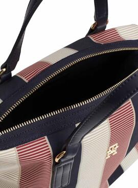 Sac Tommy Hilfiger Poppy à rayures pour femme