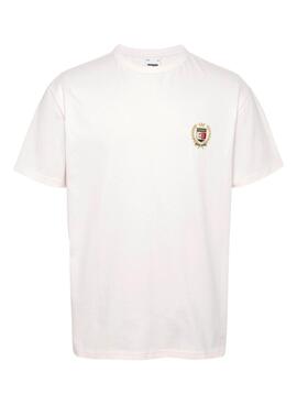 T-shirt Tommy Hilfiger Crest Flag blanc pour homme