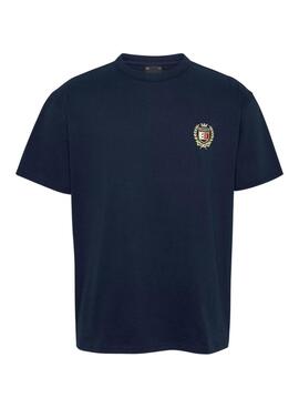 T-shirt Tommy Hilfiger Crest Flag bleue pour homme