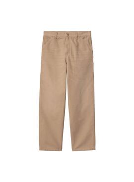 Pantalon Carhartt Single Knee beige pour homme