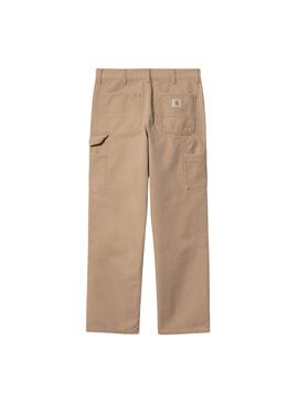 Pantalon Carhartt Single Knee beige pour homme