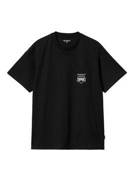 T-shirt Carhartt Heart Train noir pour homme