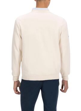 Sweatshirt El Pulpo Nature Lovers beige pour homme