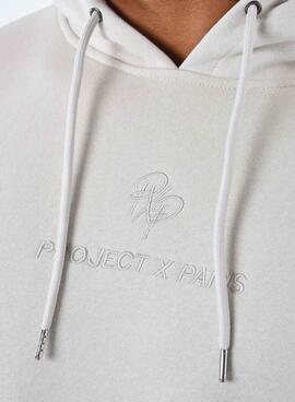 Sweat à capuche Project x Paris logo circulaire pierre pour homme