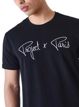 T-shirt Project x Paris Embroidery Logo noir pour homme