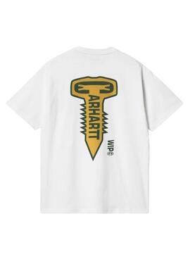 T-shirt Carhartt Cross blanc pour homme