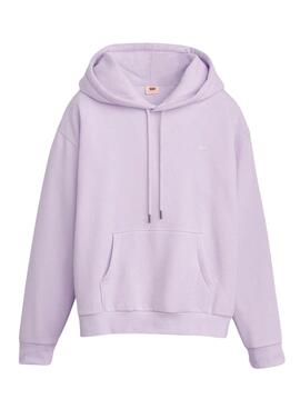 Sweat à capuche Levi's Everyday lavande pour femme