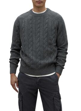 Pull Ecoalf Tiloalf gris pour homme