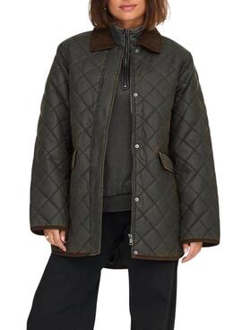 Veste Only Mountain marron pour femme