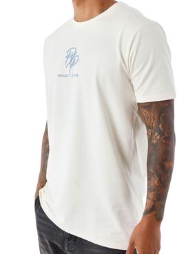 T-shirt Project x Paris PXP beige et bleu pour homme