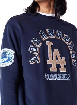 Sweat-shirt New Era LA Dodgers bleu pour homme