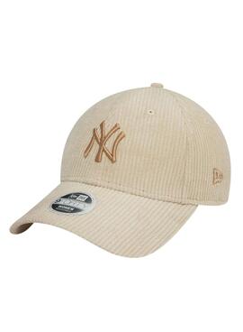 Casquette New Era Cord beige pour femme et homme