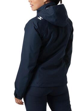 Veste Helly Hansen Midlayer Hood en polaire marine pour femme