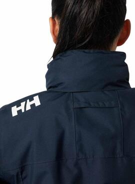 Veste Helly Hansen Midlayer Hood en polaire marine pour femme