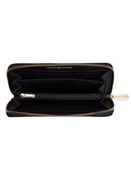 Portefeuille Tommy Hilfiger Large noir pour femme