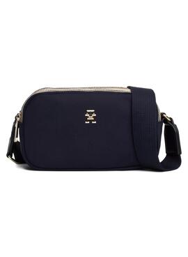 Sac à main Tommy Hilfiger Poppy Camera bleu marine pour femme