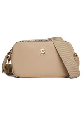 Sac à main Tommy Hilfiger Poppy Camera beige pour femme