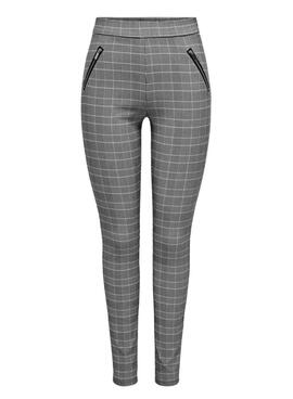 Pantalon moulant Only Lloiza gris pour femme