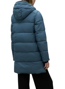 Manteau Ecoalf Marangualf bleu pour femme