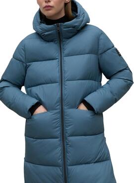 Manteau Ecoalf Marangualf bleu pour femme