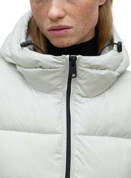 Veste matelassée Ecoalf Marangualf blanche pour femme