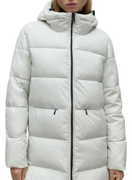 Veste matelassée Ecoalf Marangualf blanche pour femme