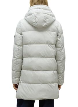 Veste matelassée Ecoalf Marangualf blanche pour femme