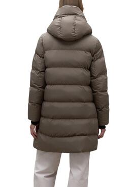 Manteau matelassé Ecoalf Manliealf toasté pour femme