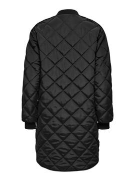 Manteau Only Jessica matelassé noir pour femme