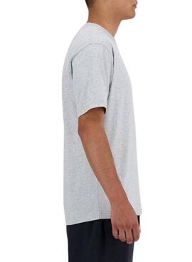 T-shirt New Balance Basic gris pour homme