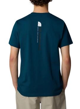 T-shirt The North Face Vertical petrol pour homme